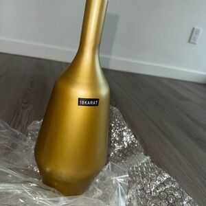 BNIB GOLD Vase